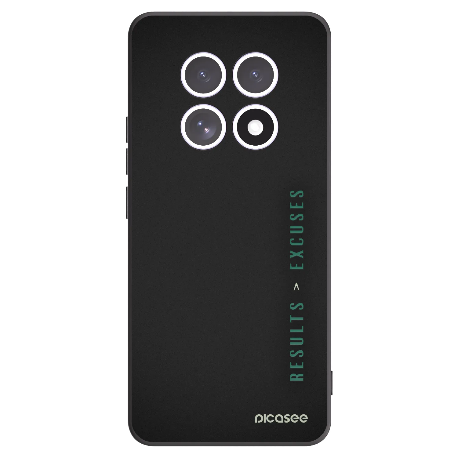 Picasee Xiaomi Redmi Note 15 Hülle - Schwarzes Silikon - Results x Excuses