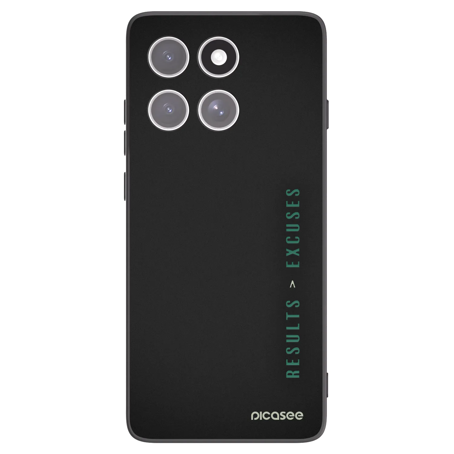 Picasee Motorola Edge 60 Fusion Hülle - Schwarzes Silikon - Results x Excuses