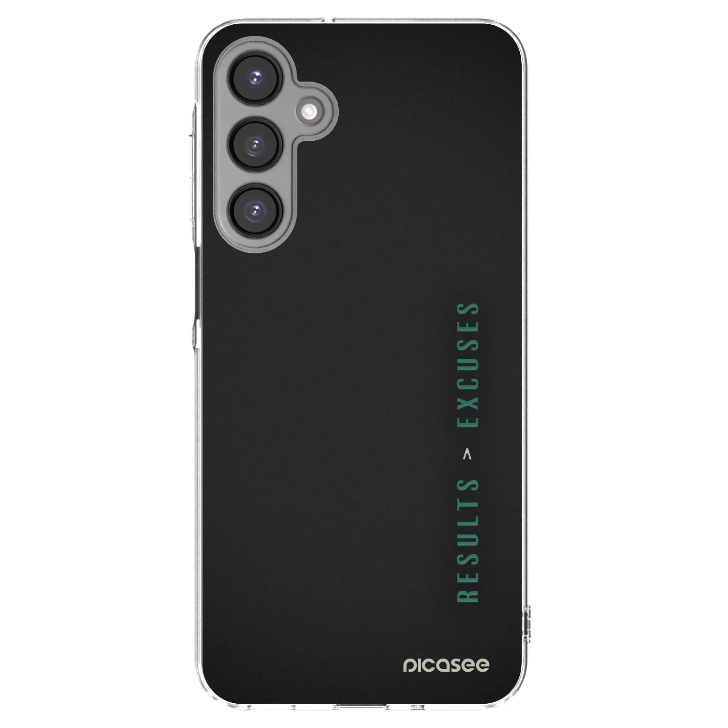 Picasee Samsung Galaxy A16 4G Hülle - Transparentes Silikon - Results x Excuses