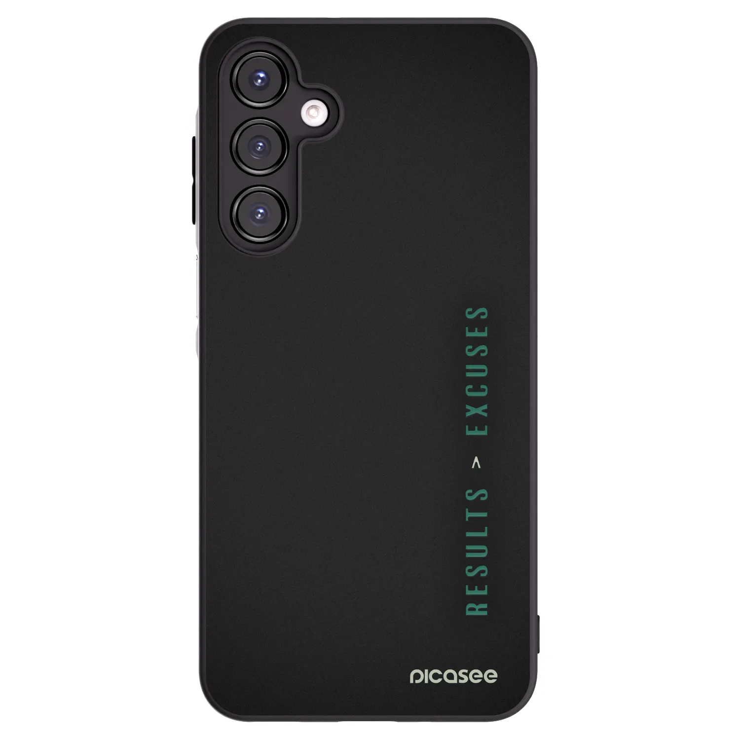 Picasee Samsung Galaxy A16 4G Hülle - Schwarzes Silikon - Results x Excuses