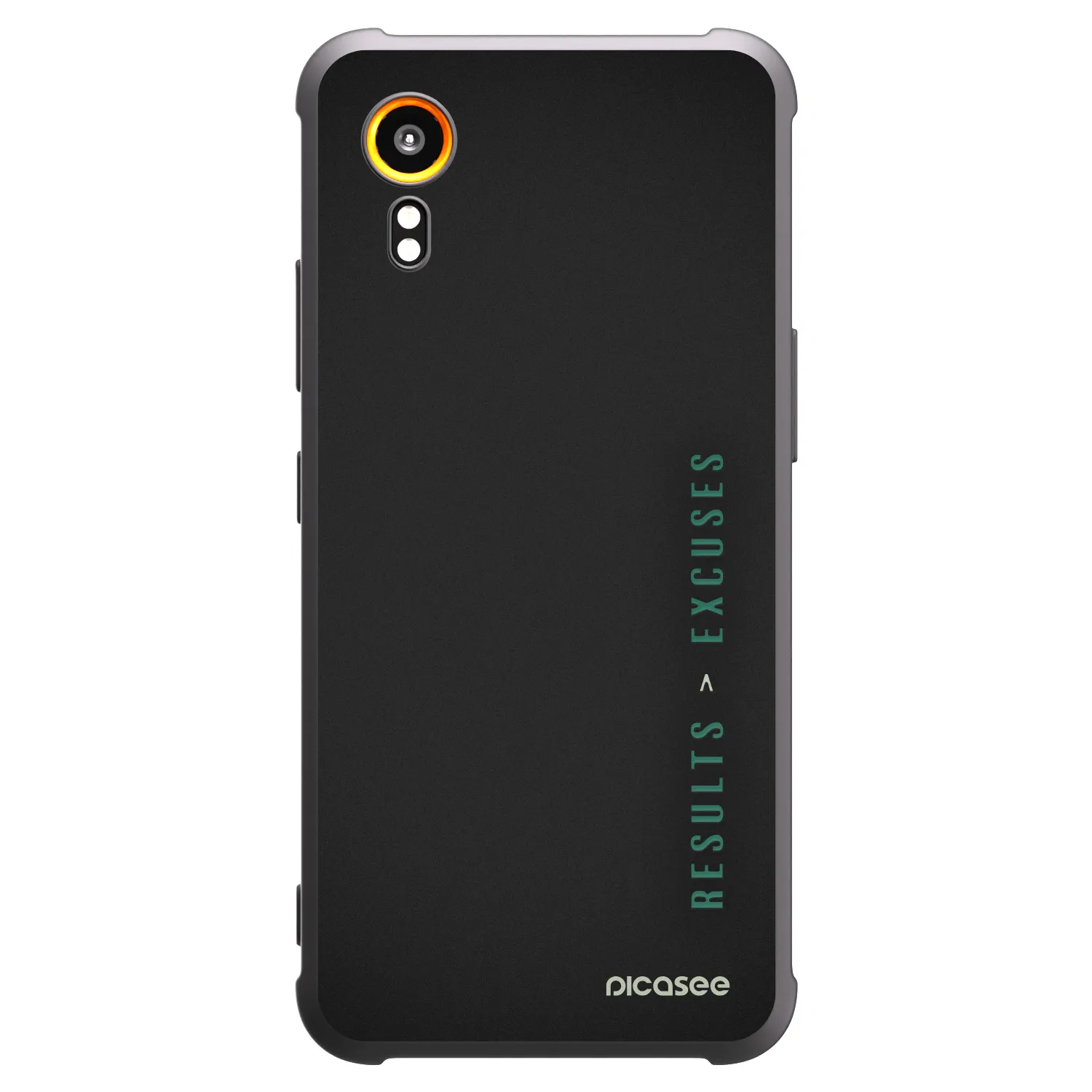 Picasee Samsung Galaxy Xcover 7 Hülle - Schwarzes Silikon - Results x Excuses