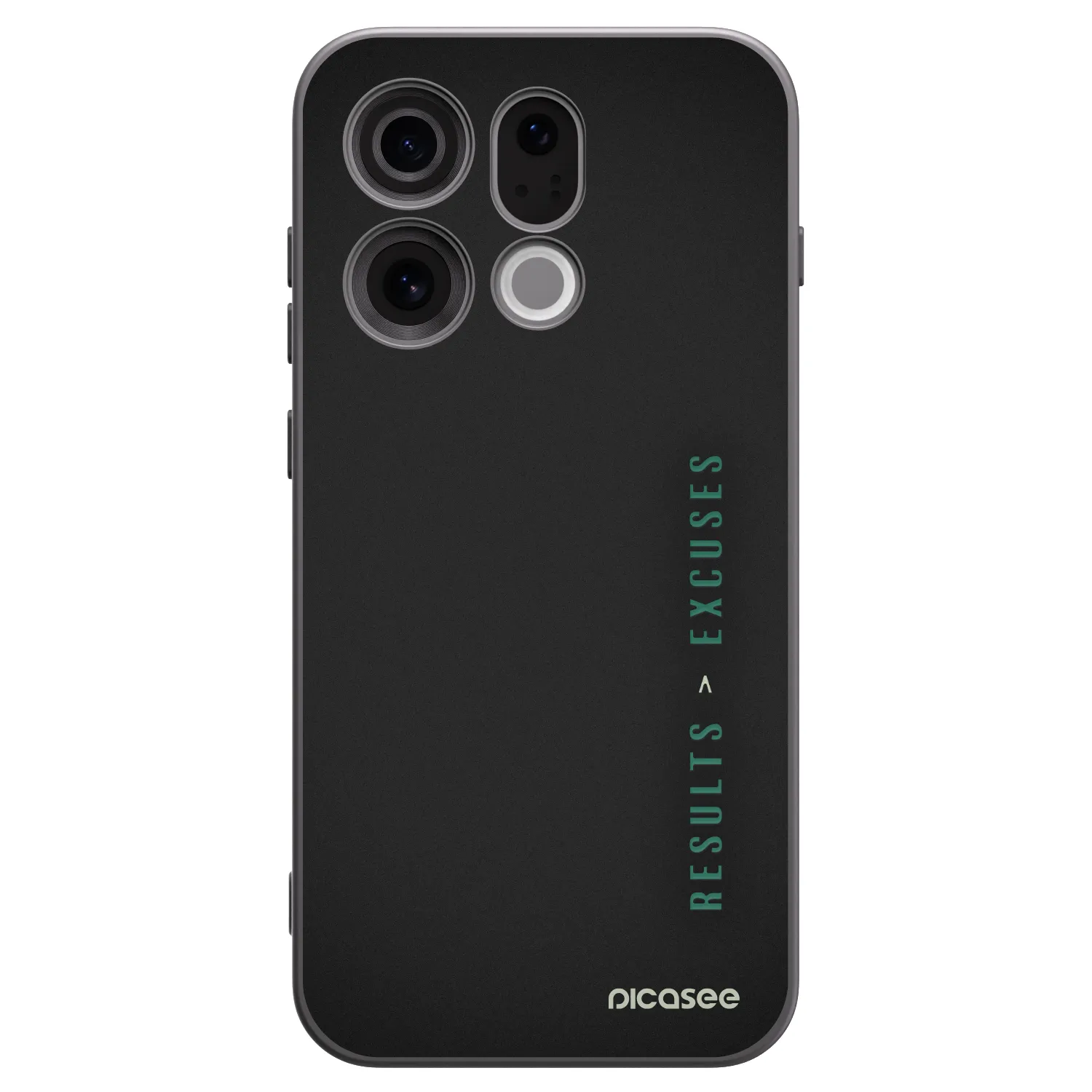Picasee OPPO Find X9 Hülle - Schwarzes Silikon - Results x Excuses