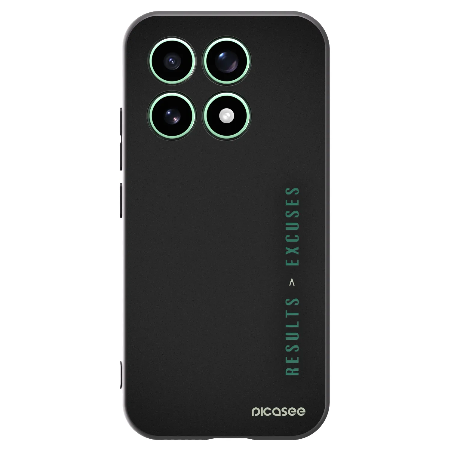 Picasee Xiaomi 17 Hülle - Schwarzes Silikon - Results x Excuses