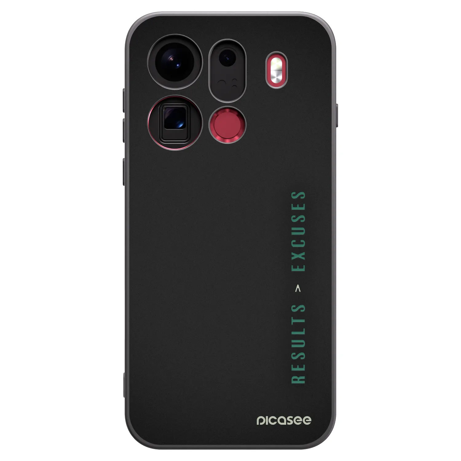 Picasee OPPO Find X9 Pro Hülle - Schwarzes Silikon - Results x Excuses