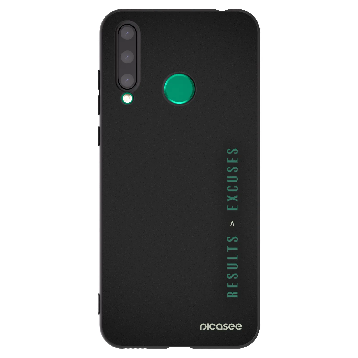Picasee Honor 20 Lite Hülle - Schwarzes Silikon - Results x Excuses
