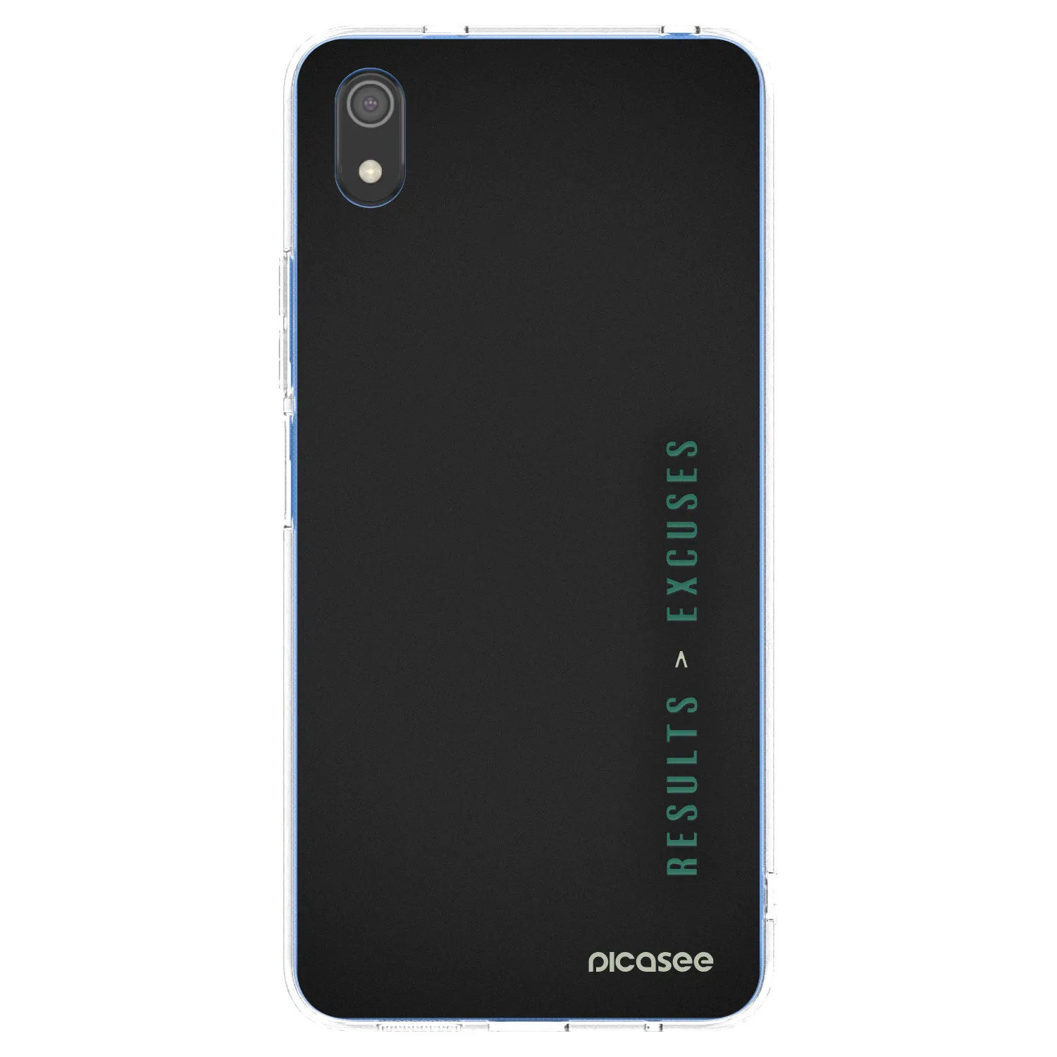 Picasee Xiaomi Redmi 7A Hülle - Transparentes Silikon - Results x Excuses