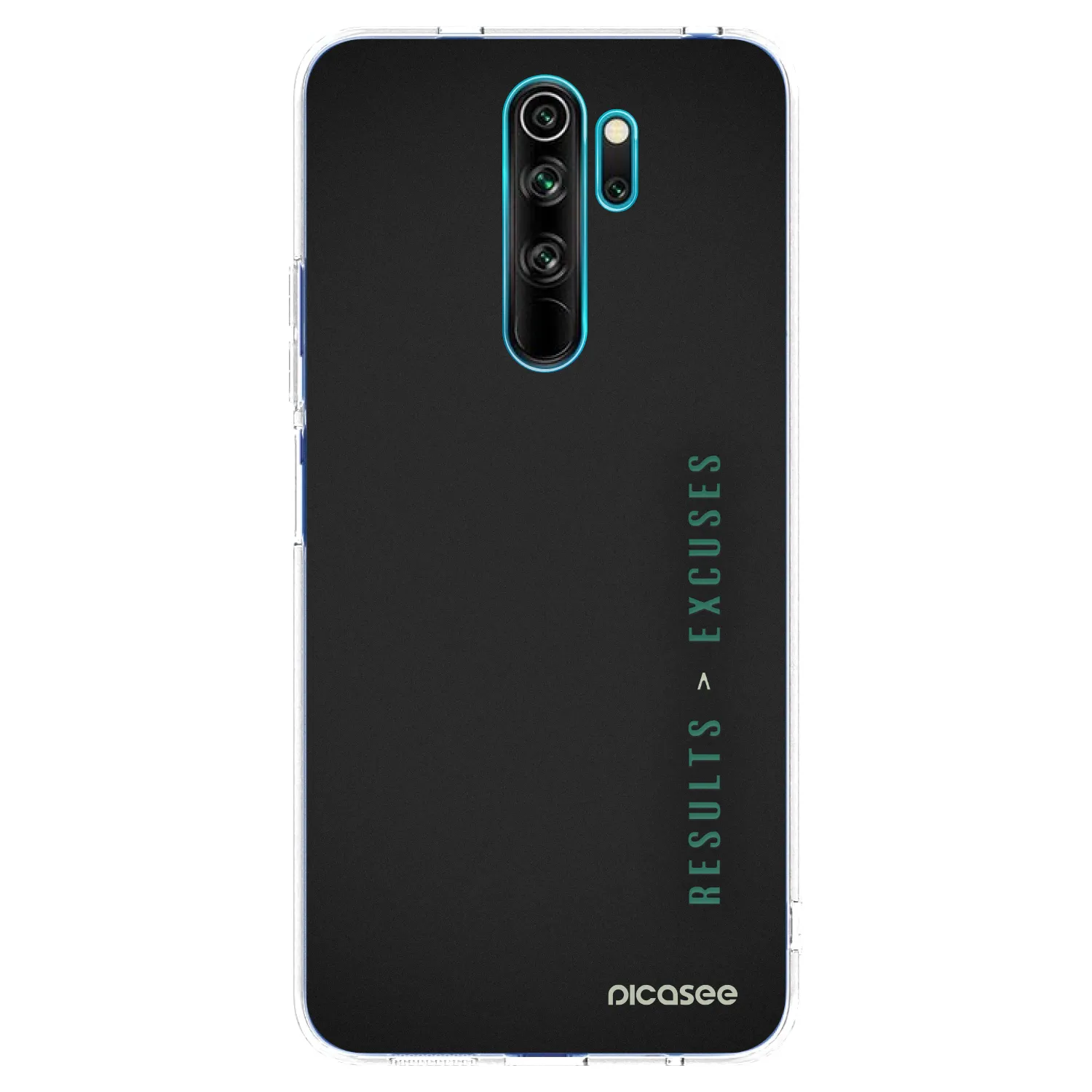 Picasee Xiaomi Redmi Note 8 Pro Hülle - Transparentes Silikon - Results x Excuses