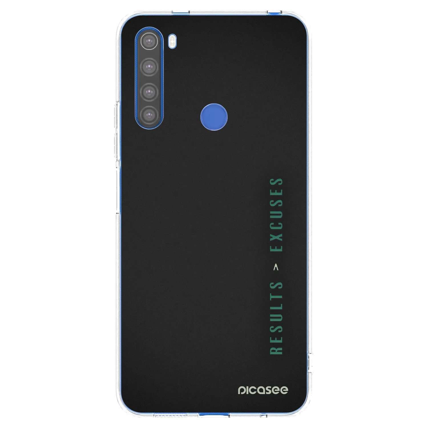 Picasee Xiaomi Redmi Note 8T Hülle - Transparentes Silikon - Results x Excuses