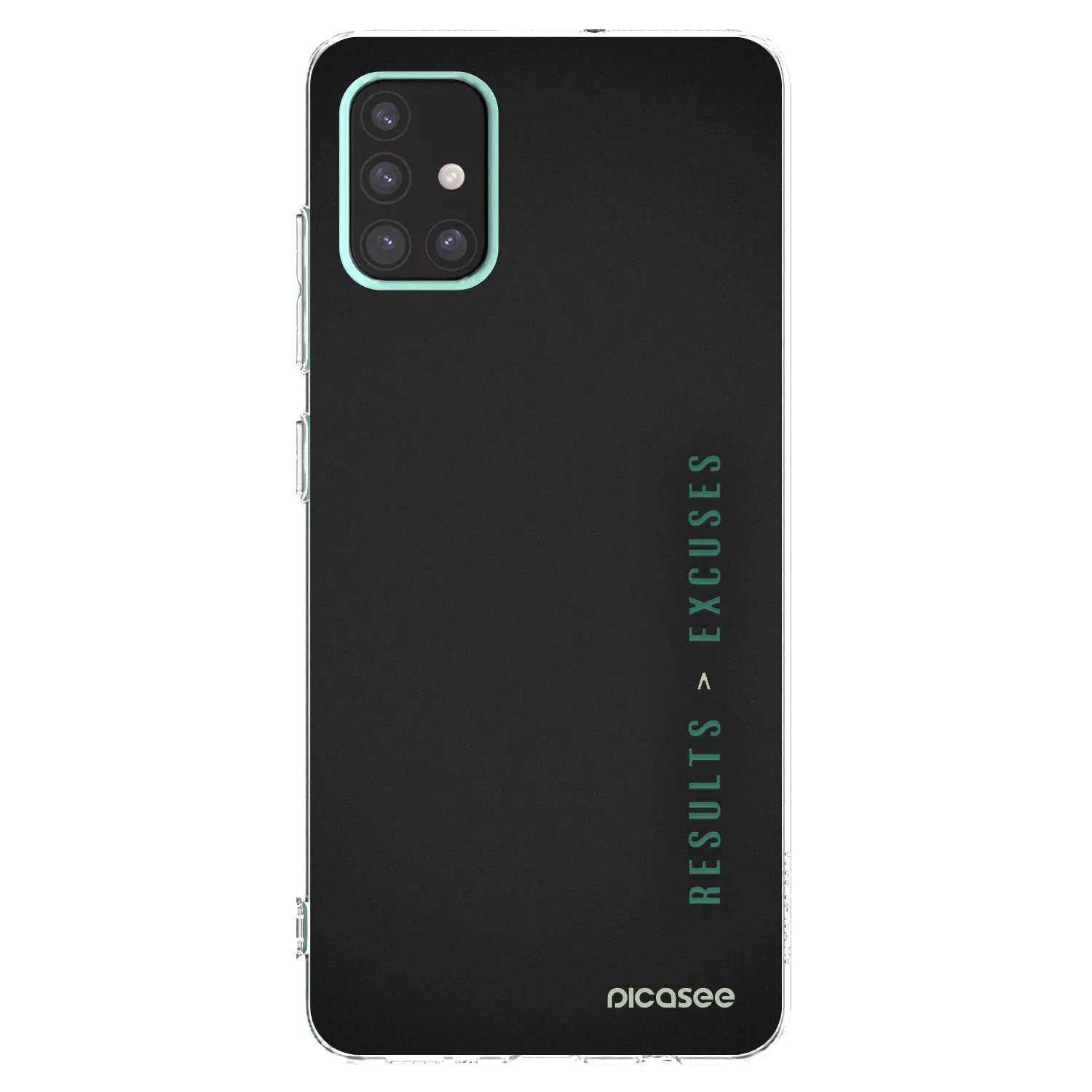 Picasee Samsung Galaxy A51 A515F Hülle - Transparentes Silikon - Results x Excuses