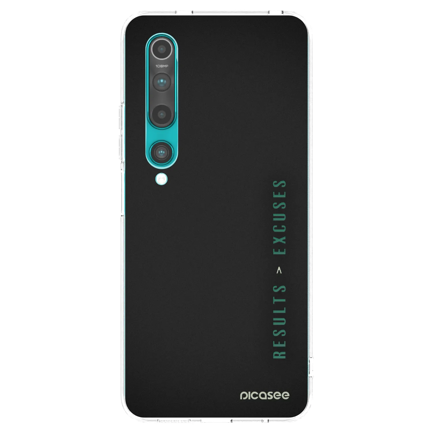 Picasee Xiaomi Mi 10 Hülle - Transparentes Silikon - Results x Excuses
