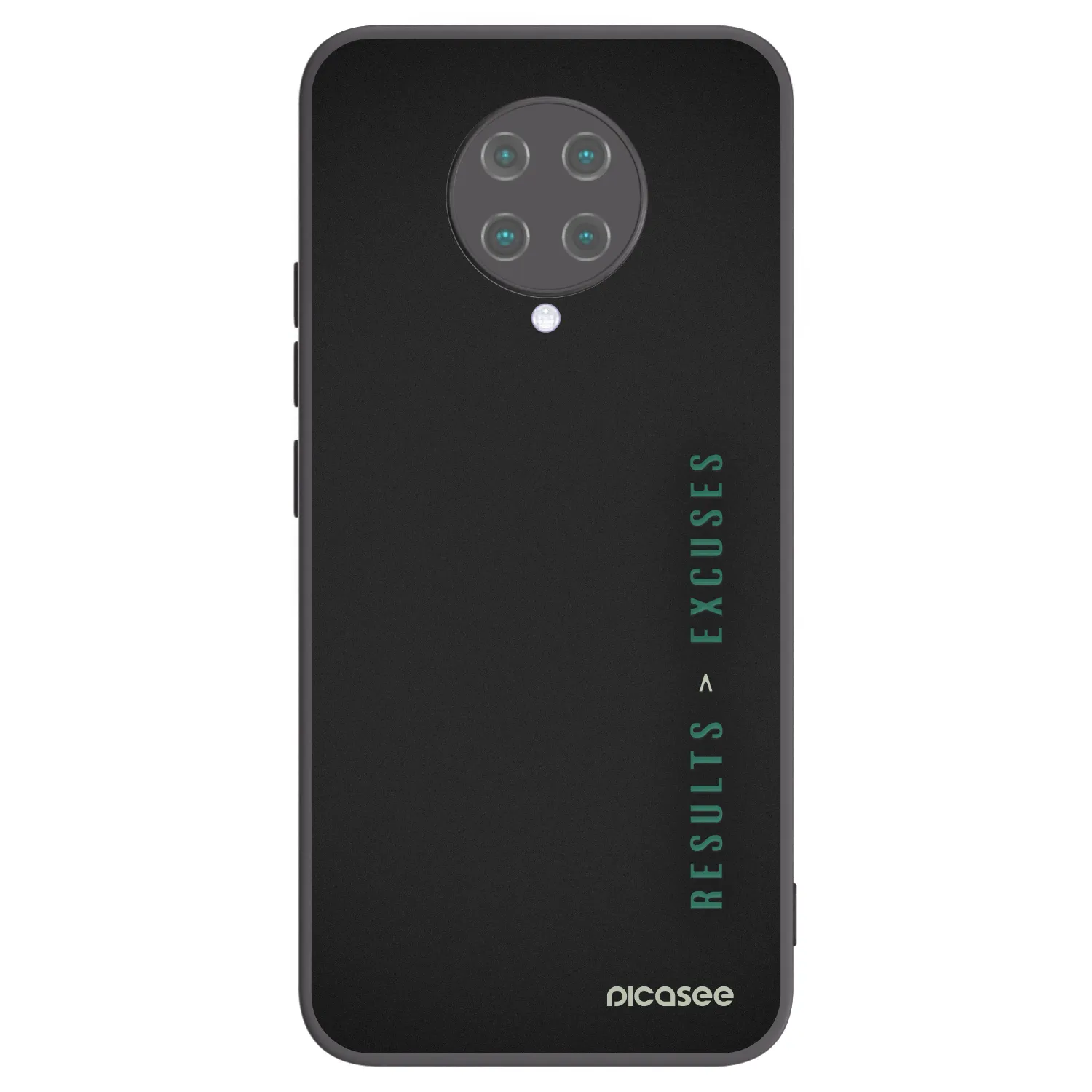 Picasee Xiaomi Poco F2 Pro Hülle - Schwarzes Silikon - Results x Excuses