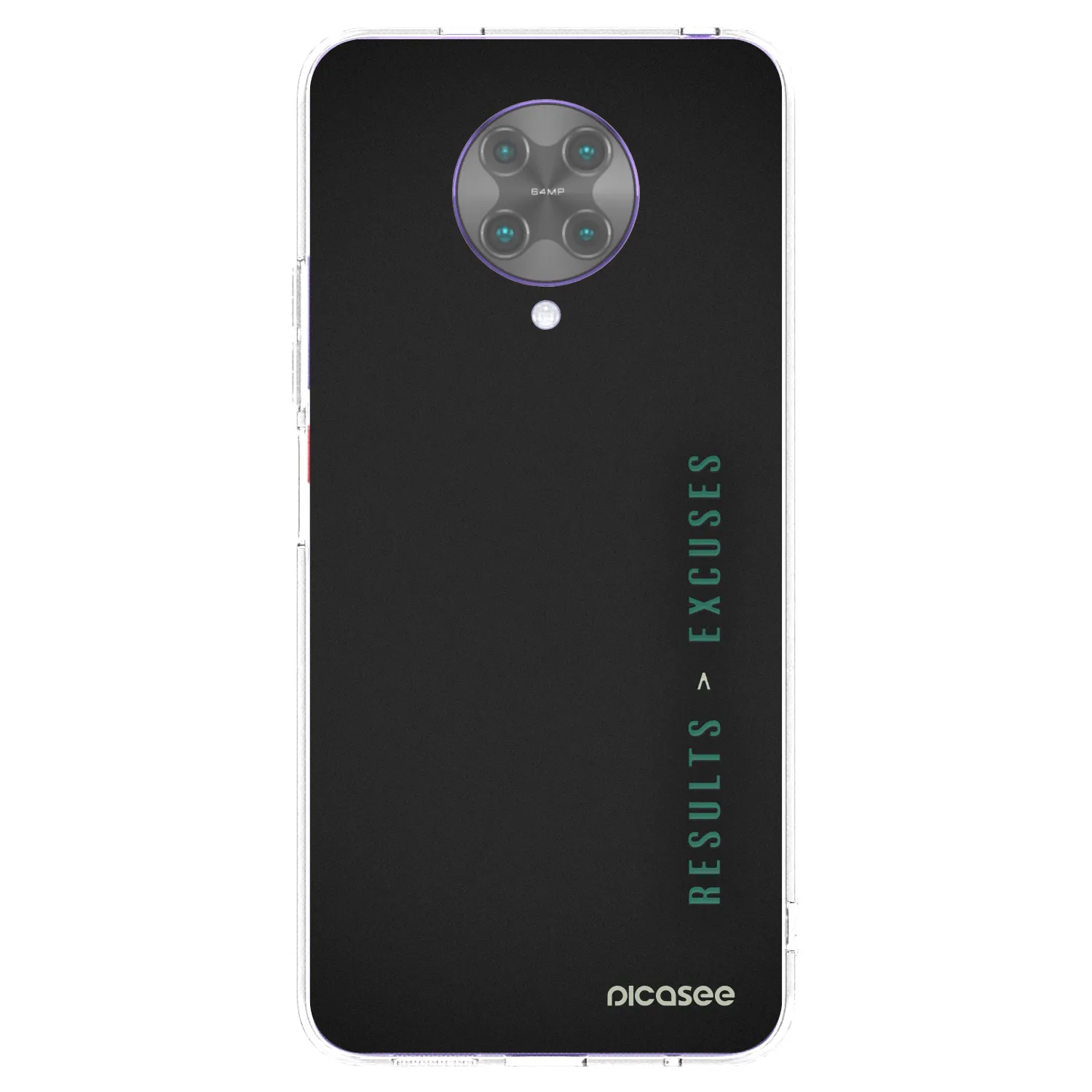 Picasee Xiaomi Poco F2 Pro Hülle - Transparentes Silikon - Results x Excuses