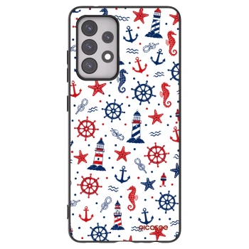 Picasee Samsung Galaxy A52 5G A525F Hülle - Schwarzes Silikon - Sailor Vibes