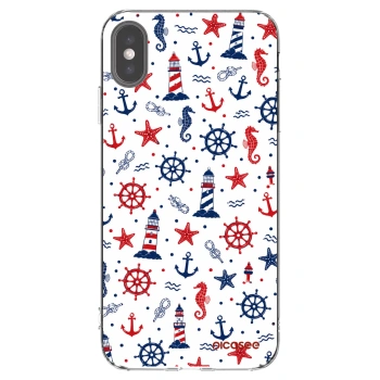 Picasee Apple iPhone XS Max Hülle - Transparentes Silikon - Sailor Vibes