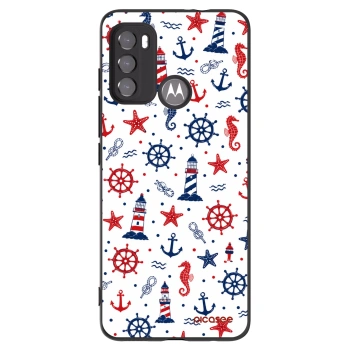 Picasee Motorola Moto G60 Hülle - Schwarzes Silikon - Sailor Vibes