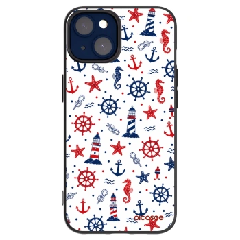 Picasee Apple iPhone 14 Hülle - Schwarzes Silikon - Sailor Vibes