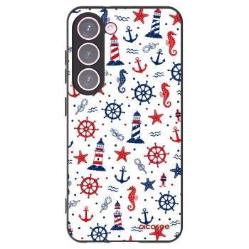 Picasee Samsung Galaxy S23 5G Hülle - Schwarzes Silikon - Sailor Vibes