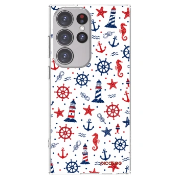 Picasee Samsung Galaxy S23 Ultra 5G Hülle - Transparentes Silikon - Sailor Vibes