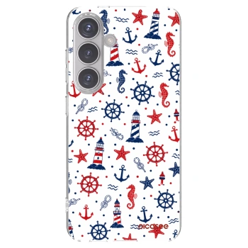 Picasee Samsung Galaxy S24 S921B 5G Hülle - Transparentes Silikon - Sailor Vibes