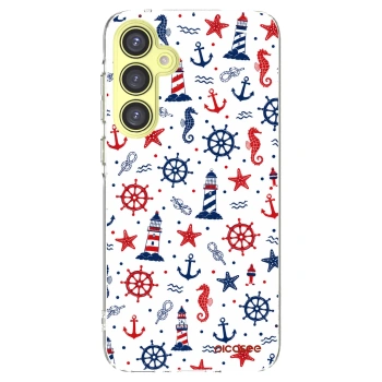 Picasee Samsung Galaxy A35 5G A356B Hülle - Transparentes Silikon - Sailor Vibes