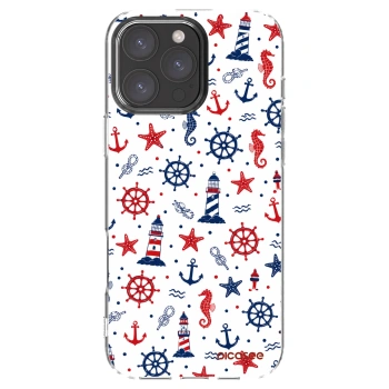 Picasee Apple iPhone 16 Pro Max Hülle - Transparentes Silikon - Sailor Vibes