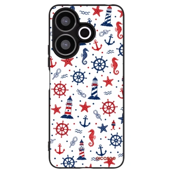 Picasee Xiaomi Redmi 13 4G Hülle - Schwarzes Silikon - Sailor Vibes