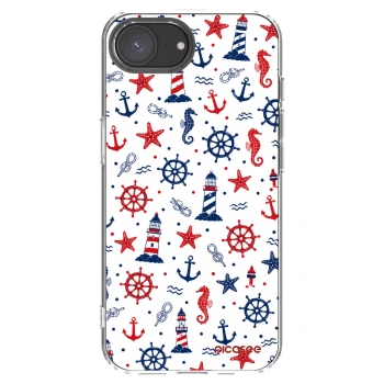 Picasee Apple iPhone 16e Hülle - Transparentes Silikon - Sailor Vibes