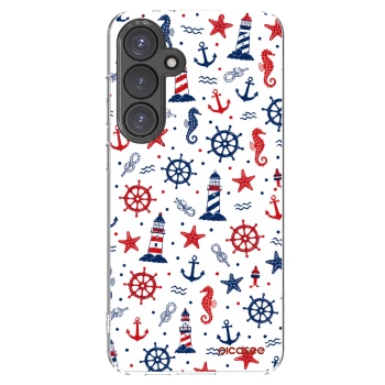 Picasee Samsung Galaxy S24 FE S721B Hülle - Transparentes Silikon - Sailor Vibes