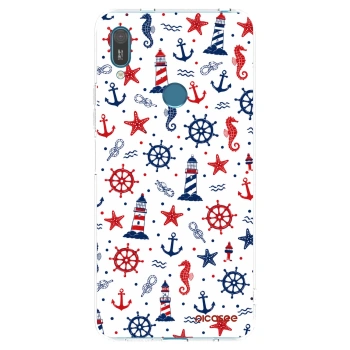 Picasee Huawei Y7 2019 Hülle - Transparentes Silikon - Sailor Vibes