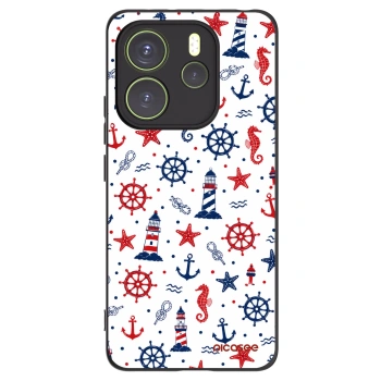 Picasee Xiaomi Redmi Note 14 4G Hülle - Schwarzes Silikon - Sailor Vibes