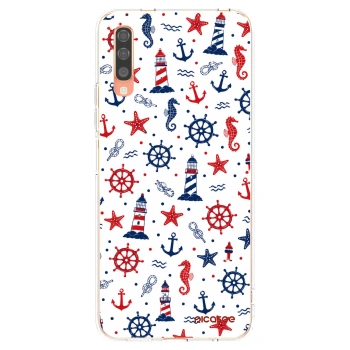 Picasee Samsung Galaxy A70 A705F Hülle - Transparentes Silikon - Sailor Vibes