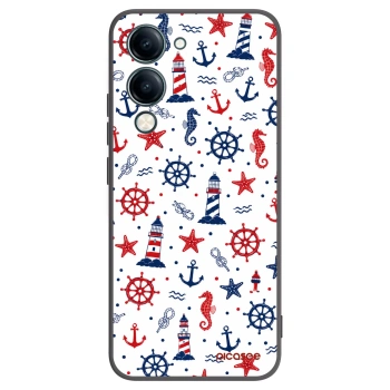 Picasee Vivo Y29s 5G Hülle - Schwarzes Silikon - Sailor Vibes