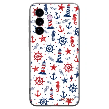 Picasee Samsung Galaxy A57 5G Hülle - Schwarzes Silikon - Sailor Vibes