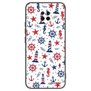 Picasee Xiaomi Redmi Note 9 Pro Hülle - Schwarzes Silikon - Sailor Vibes