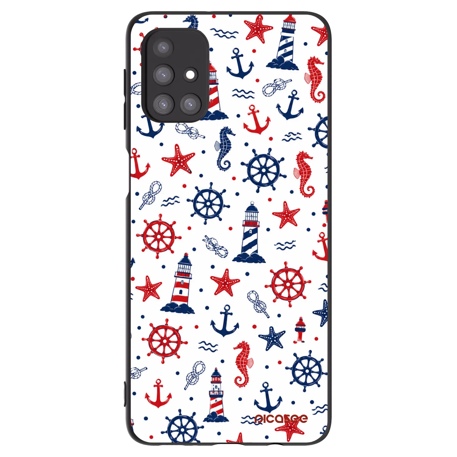Picasee Samsung Galaxy M31s Hülle - Schwarzes Silikon - Sailor Vibes