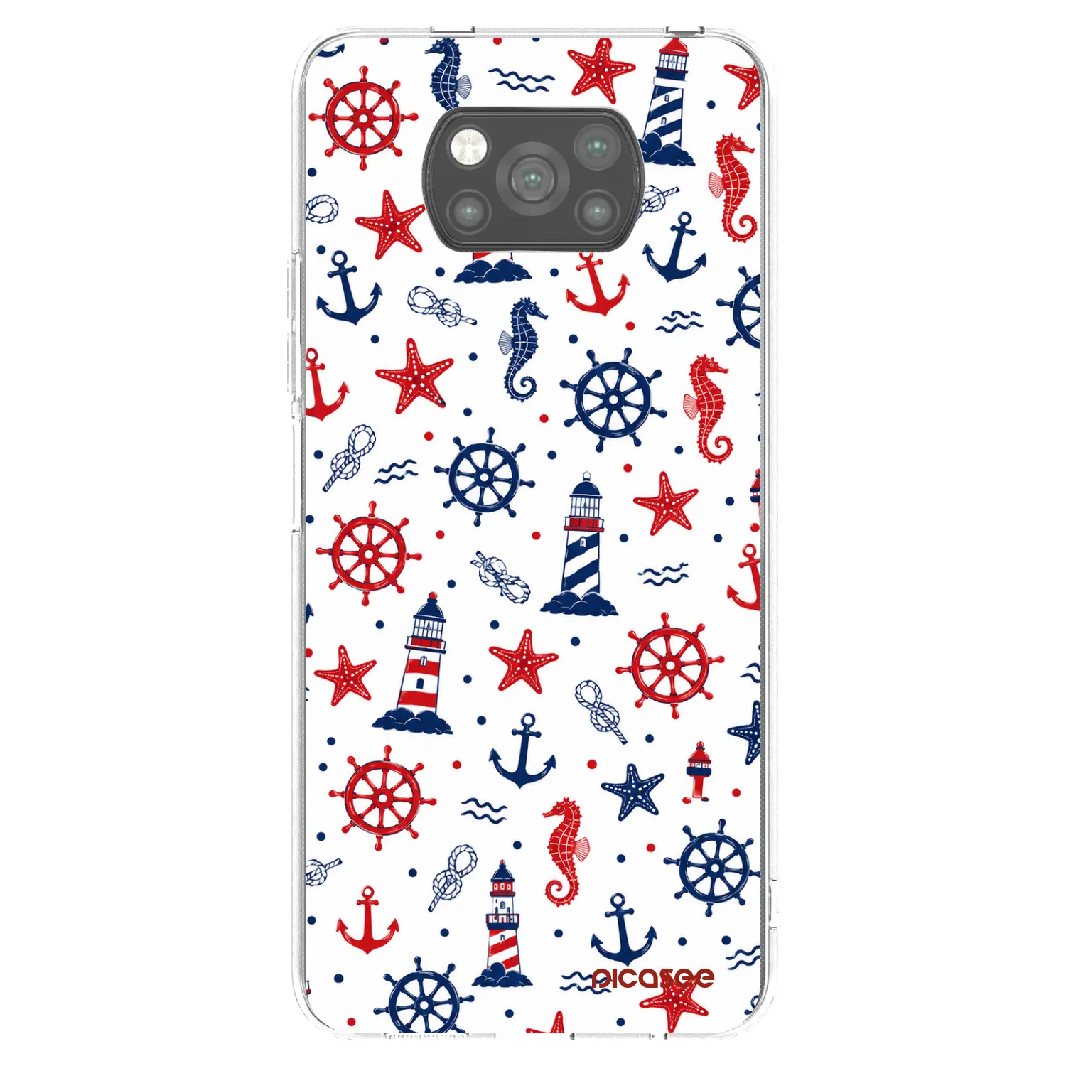 Picasee Xiaomi Poco X3 Hülle - Schwarzes Silikon - Sailor Vibes