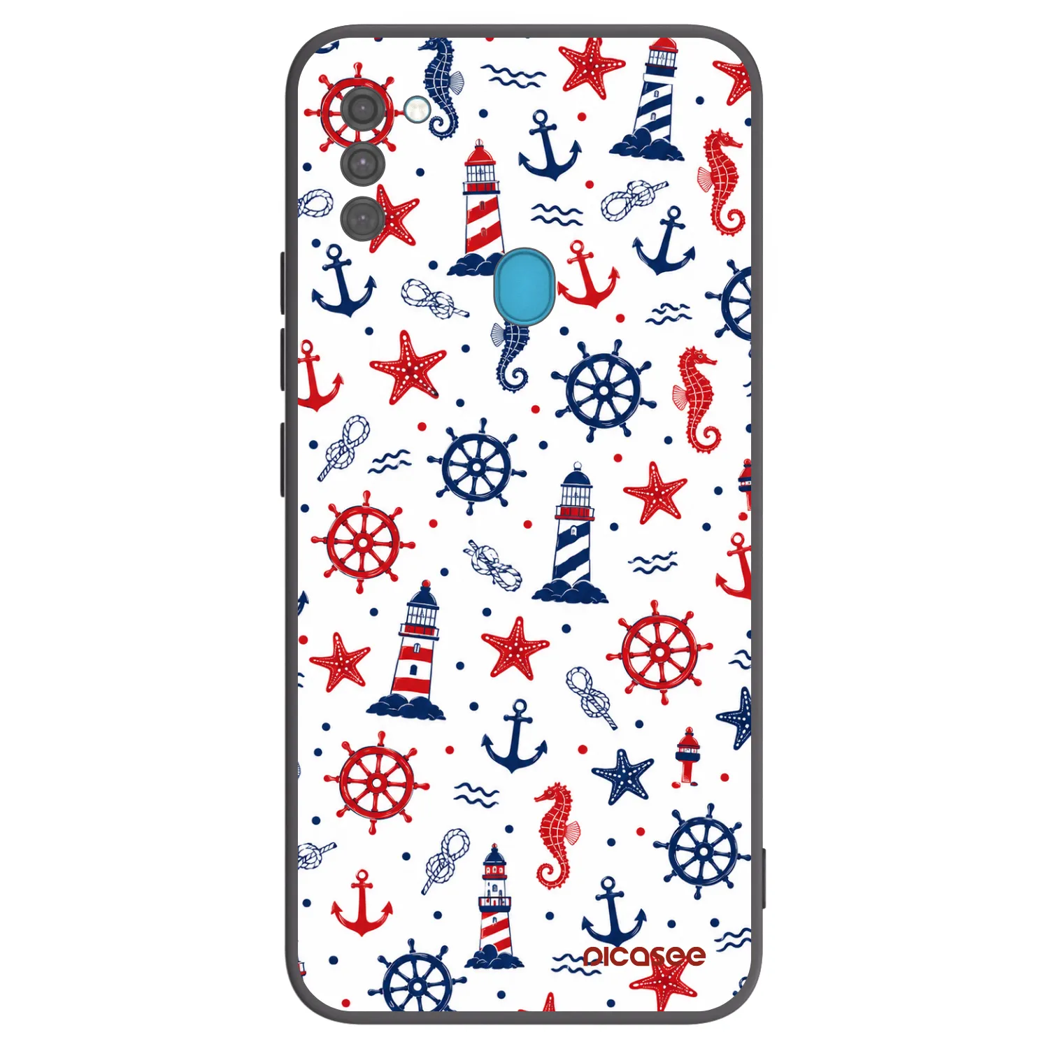 Picasee Samsung Galaxy M11 Hülle - Schwarzes Silikon - Sailor Vibes