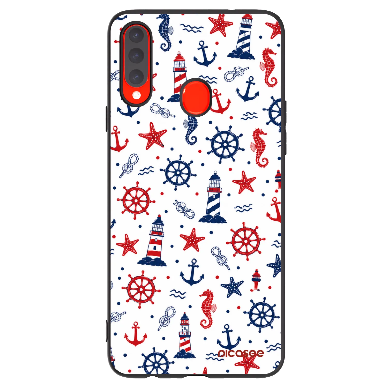 Picasee Samsung Galaxy A20s Hülle - Schwarzes Silikon - Sailor Vibes