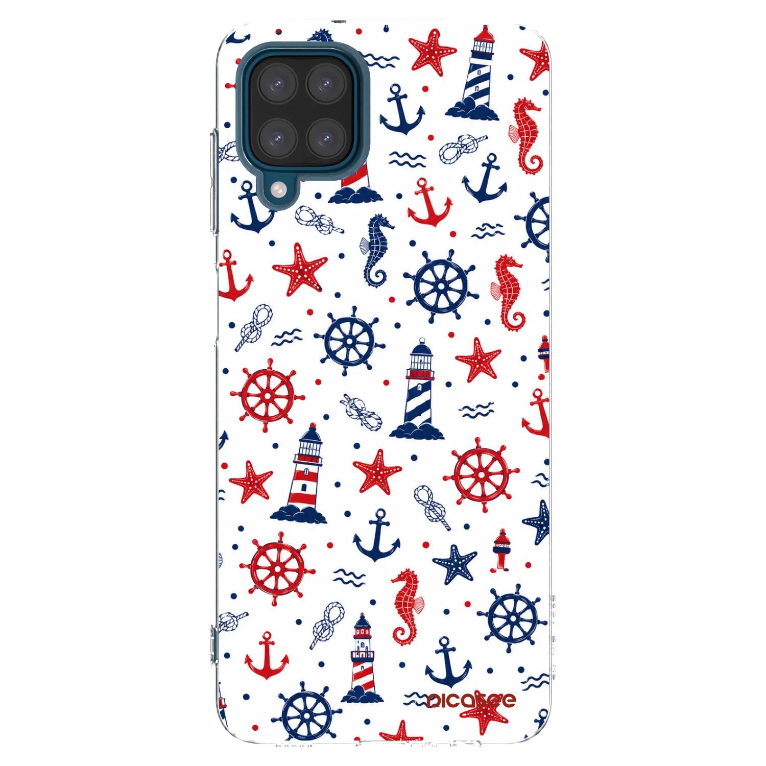Picasee Samsung Galaxy A12 A125F Hülle - Transparentes Silikon - Sailor Vibes