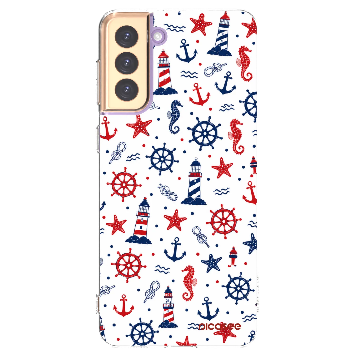 Picasee Samsung Galaxy S21+ 5G G996F Hülle - Transparentes Silikon - Sailor Vibes