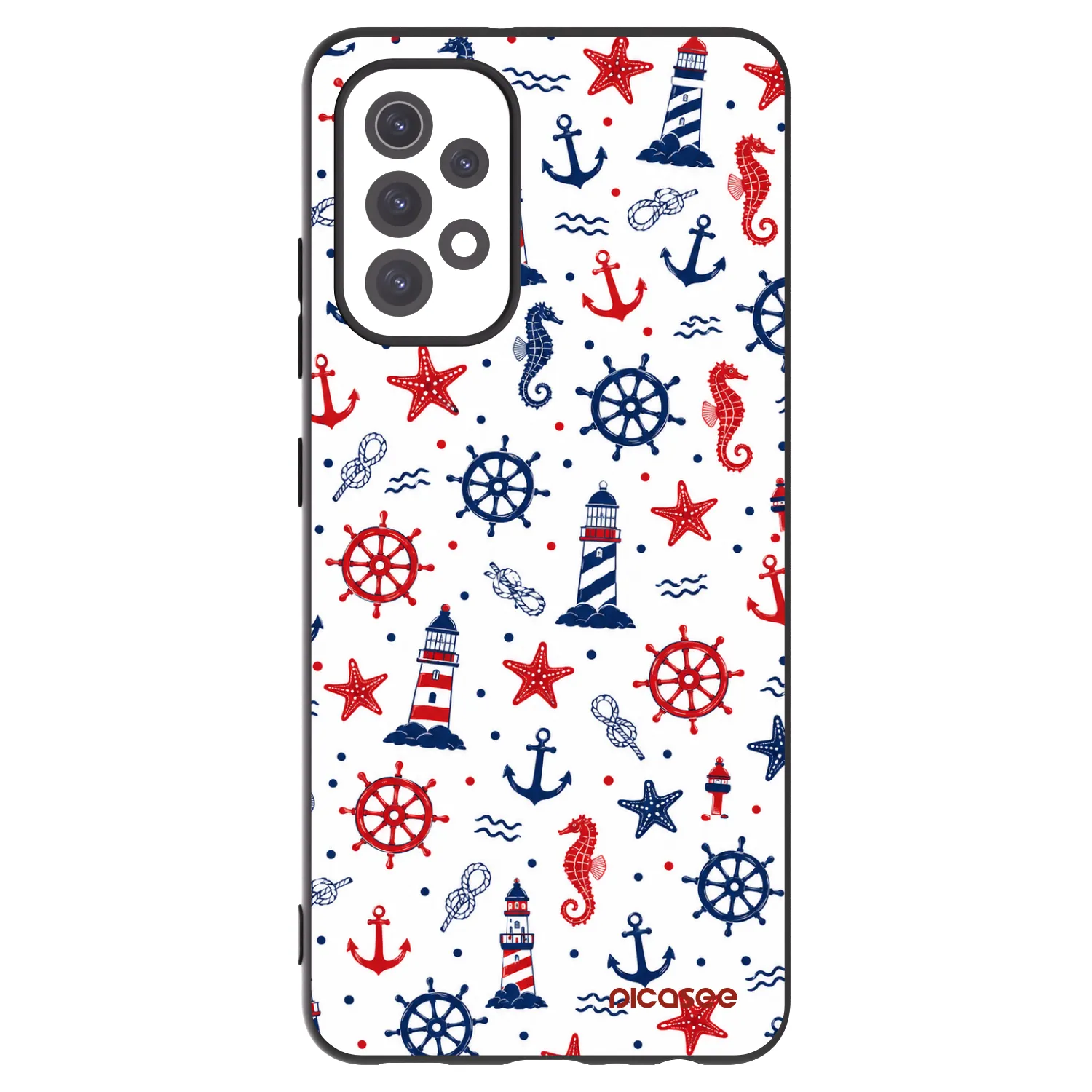 Picasee Samsung Galaxy A32 5G A326B Hülle - Schwarzes Silikon - Sailor Vibes