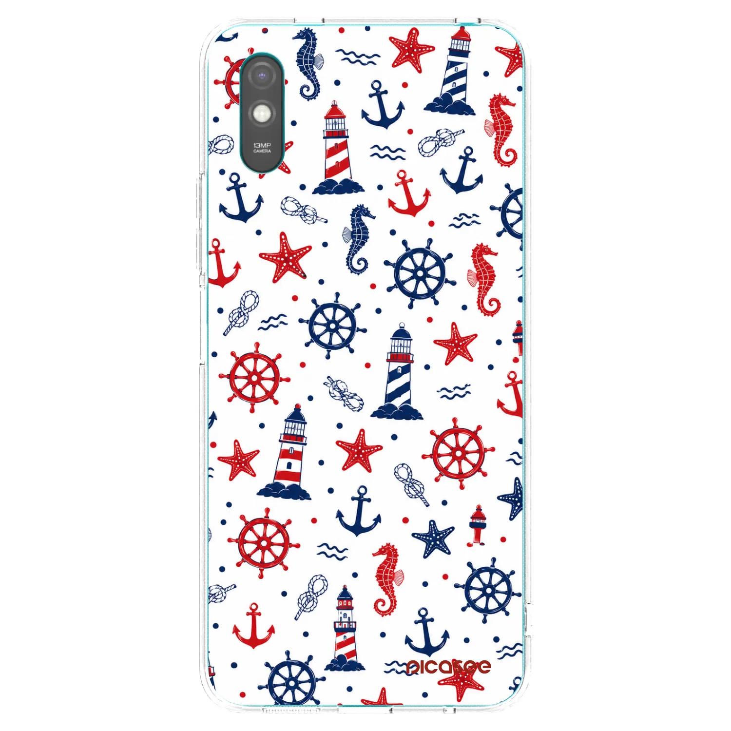 Picasee Xiaomi Redmi 9AT Hülle - Transparentes Silikon - Sailor Vibes