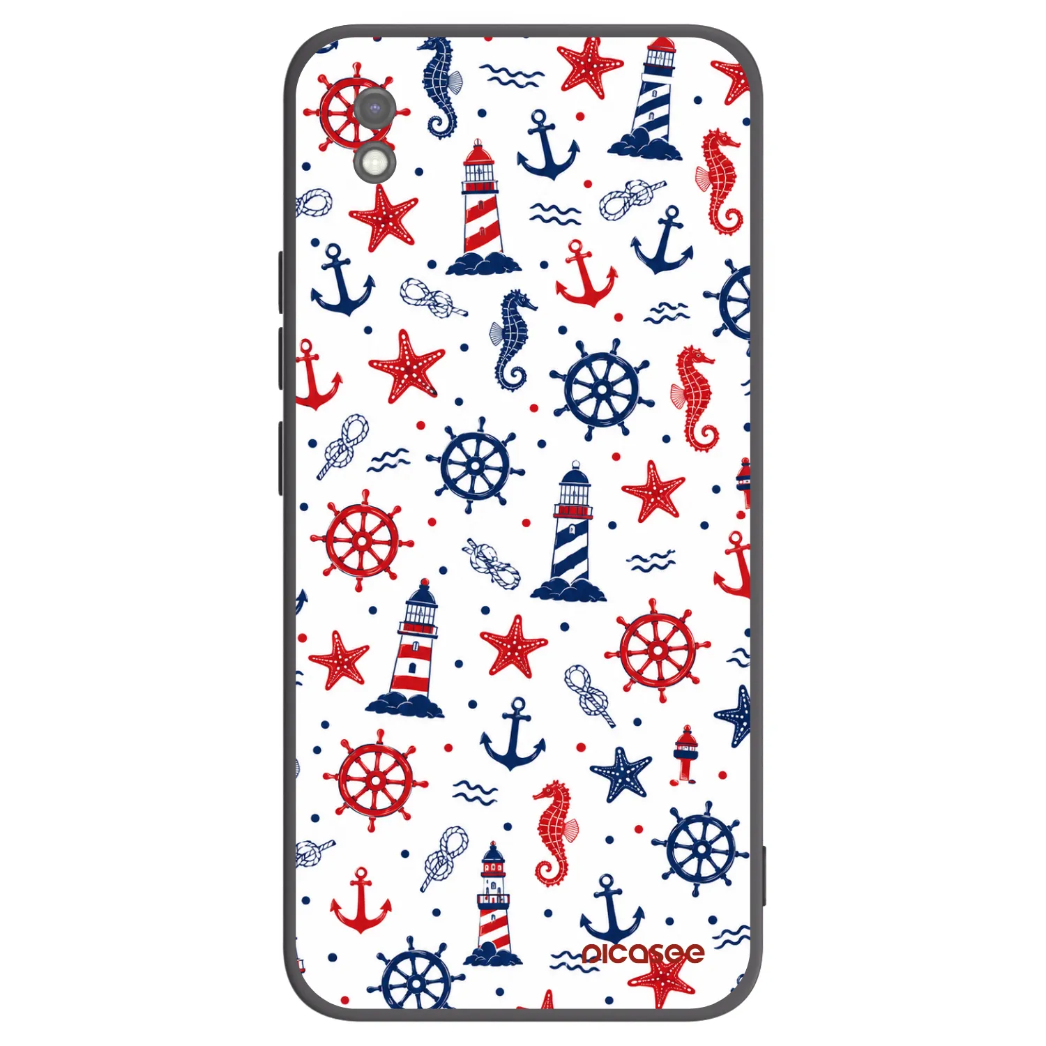 Picasee Xiaomi Redmi 9AT Hülle - Schwarzes Silikon - Sailor Vibes
