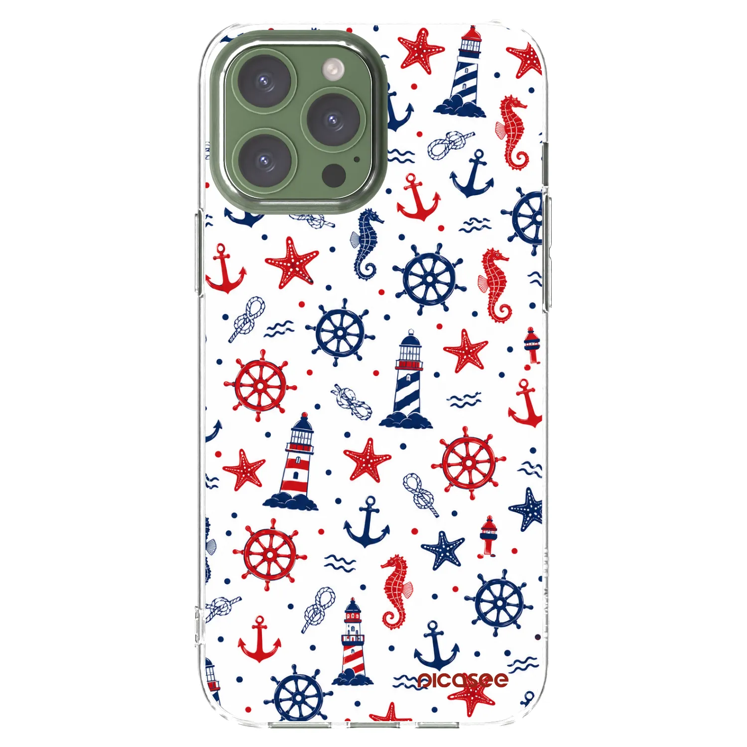 Picasee Apple iPhone 13 Pro Max Hülle - Transparentes Silikon - Sailor Vibes