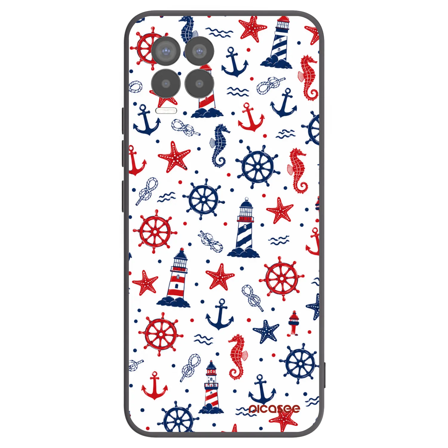 Picasee Realme 8 4G Hülle - Schwarzes Silikon - Sailor Vibes
