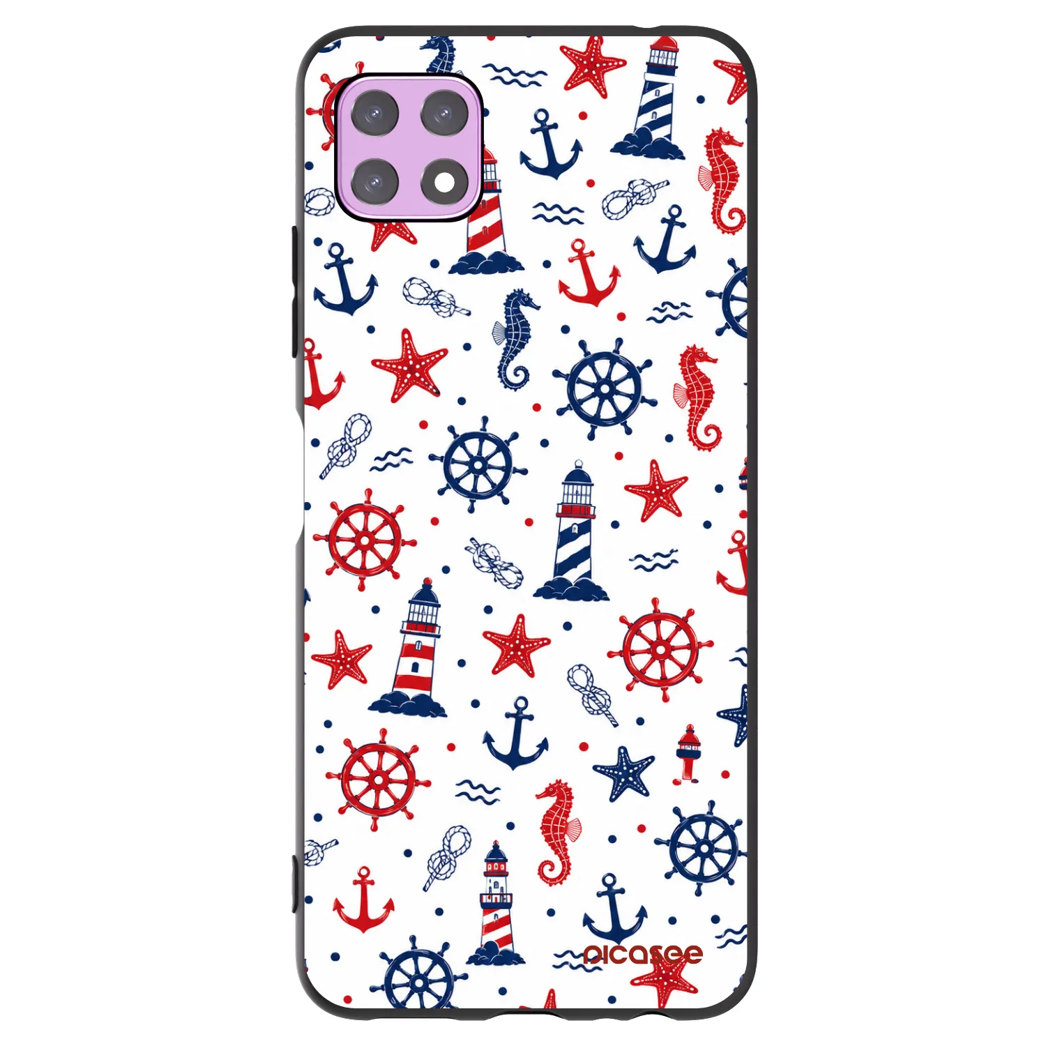 Picasee Samsung Galaxy A22 A226B 5G Hülle - Schwarzes Silikon - Sailor Vibes