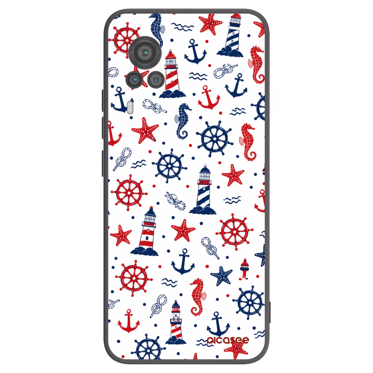 Picasee Vivo X60 Pro 5G Hülle - Schwarzes Silikon - Sailor Vibes