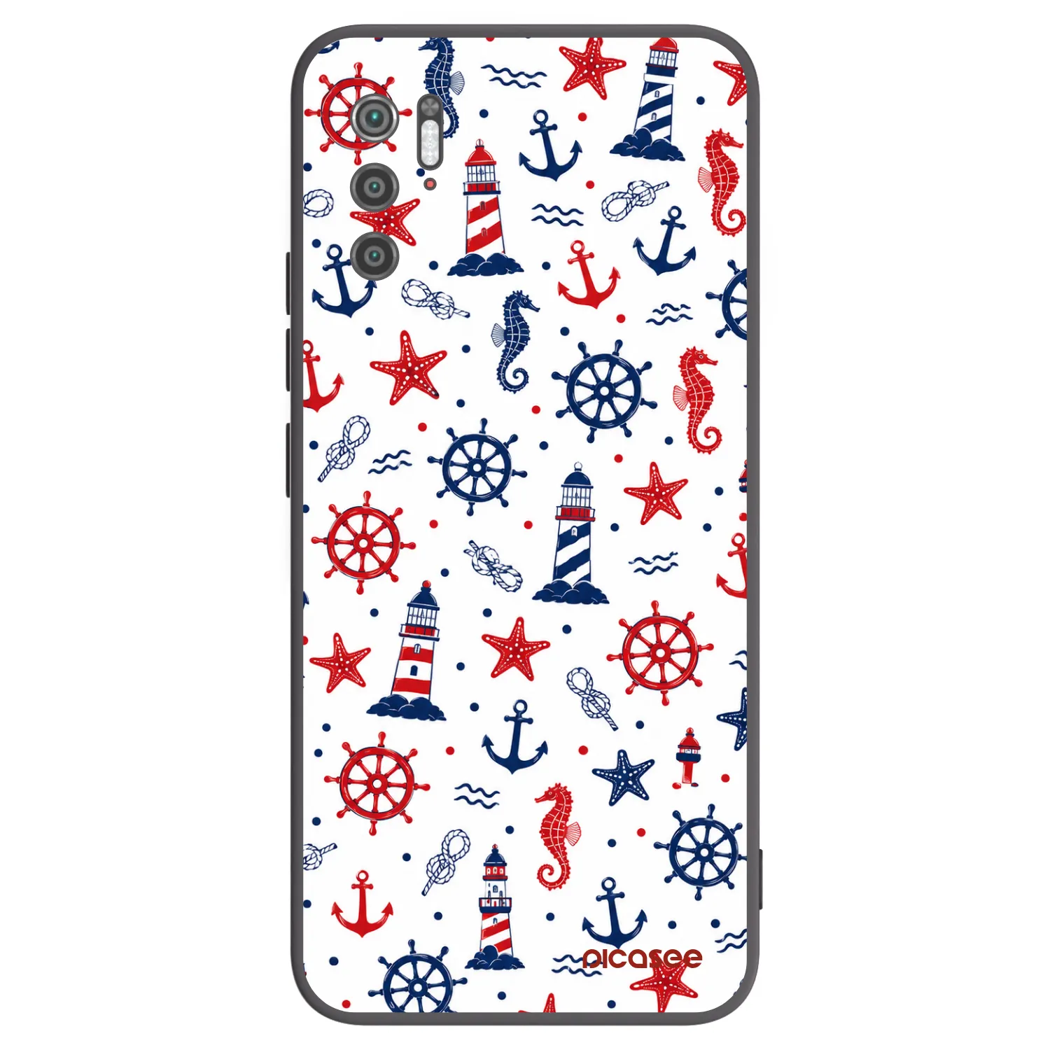 Picasee Xiaomi Poco M3 Pro 5G Hülle - Schwarzes Silikon - Sailor Vibes