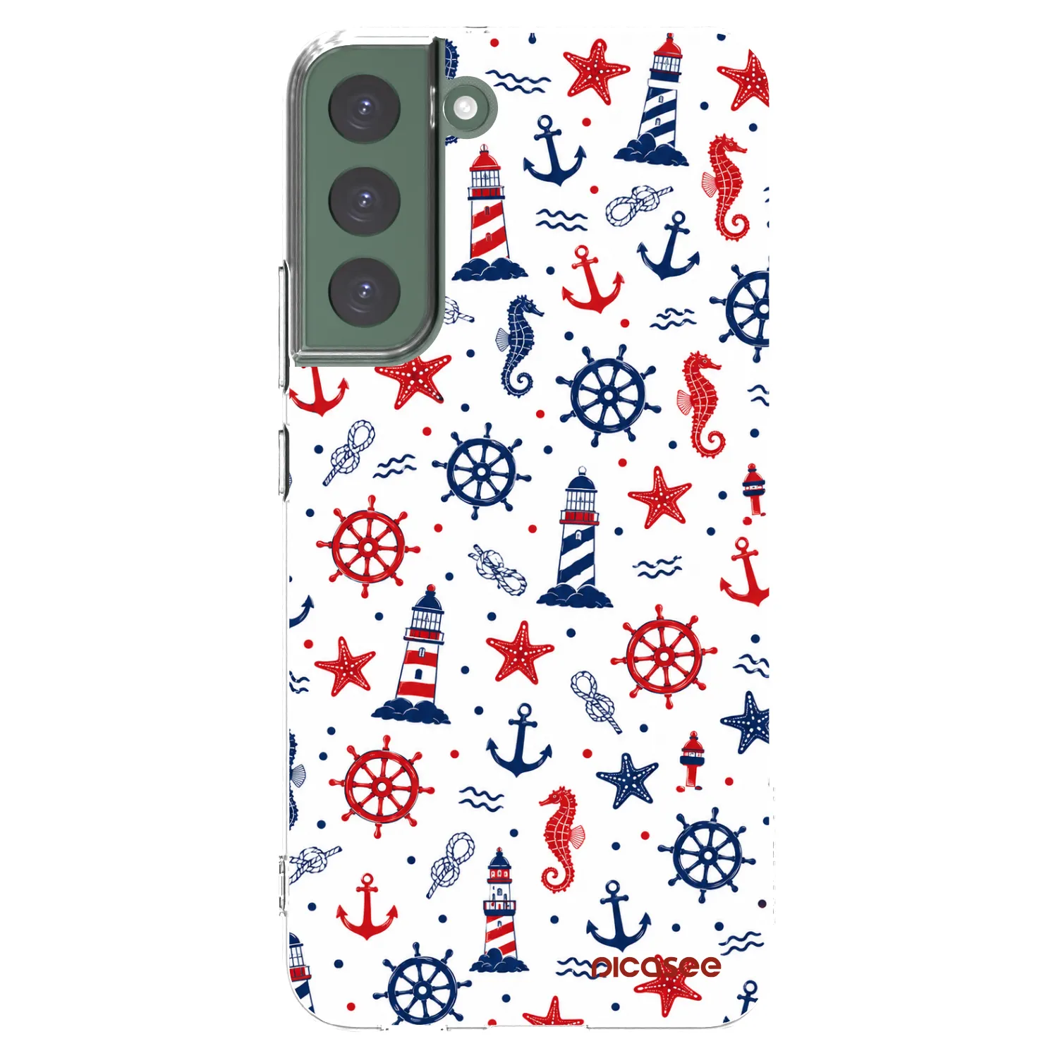 Picasee Samsung Galaxy S22+ 5G Hülle - Transparentes Silikon - Sailor Vibes