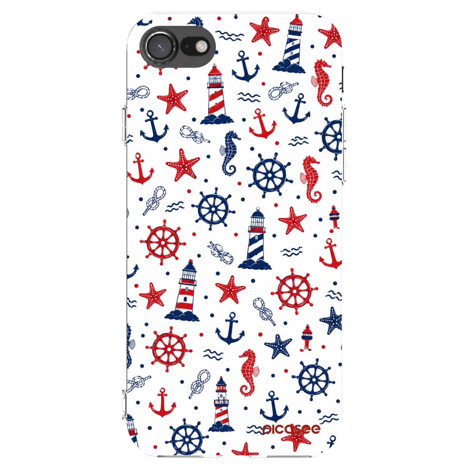 Picasee Apple iPhone SE 2022 Hülle - Transparentes Silikon - Sailor Vibes